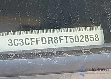 2015 Fiat 500C Pop из США, поврежденный, VIN 3C3CFFDR8FT502858